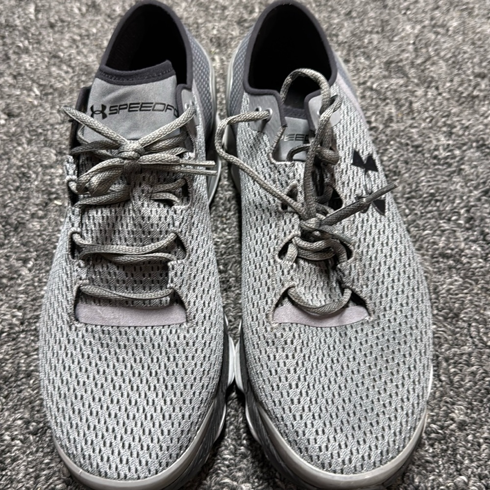 Under Armour SpeedForm Gemini 2 Running Shoes Men’s Size 14, Gray/Silver